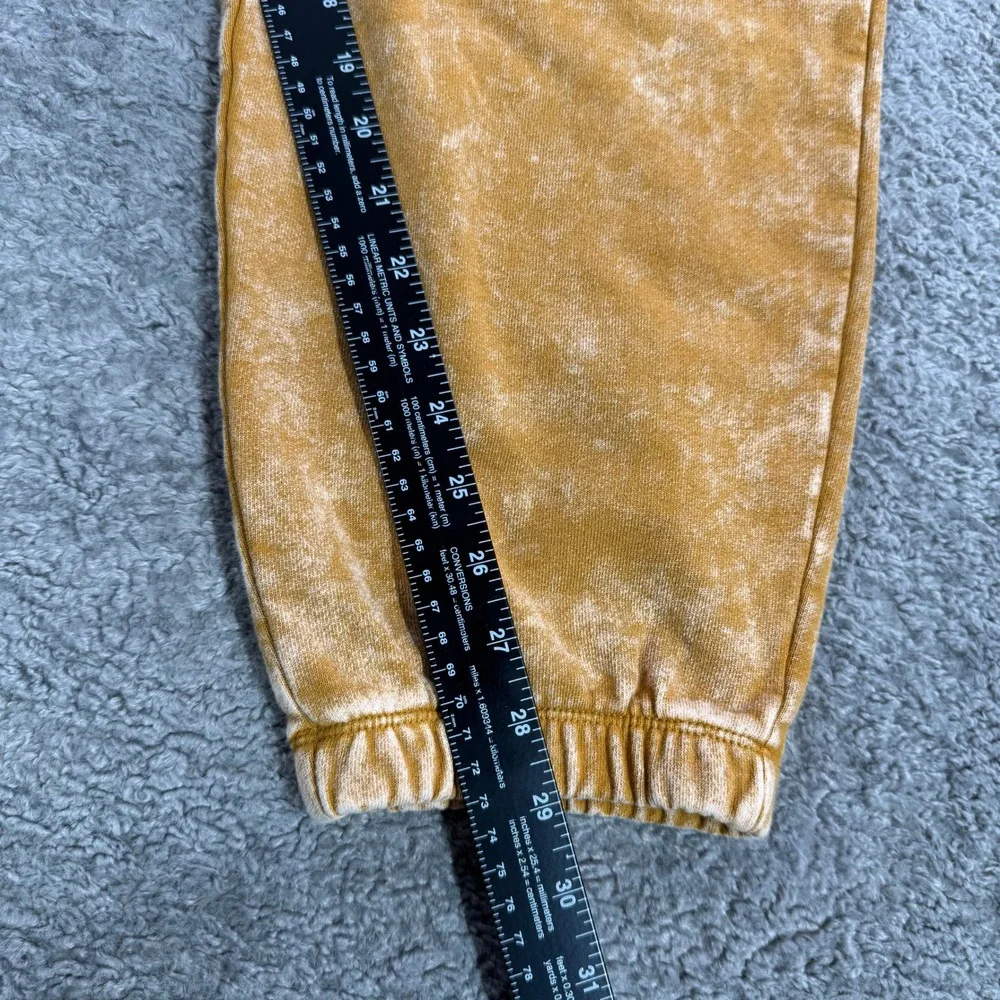 Jordan Essentials Flight Mens Acid Wash Fleece Pants Mustard DR3089-712 XXL NWT
